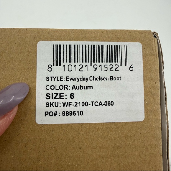Nisolo Eva Everyday Chelsea Boot Auburn Leather NIB Size 6 Sustainable Designer - Picture 15 of 16